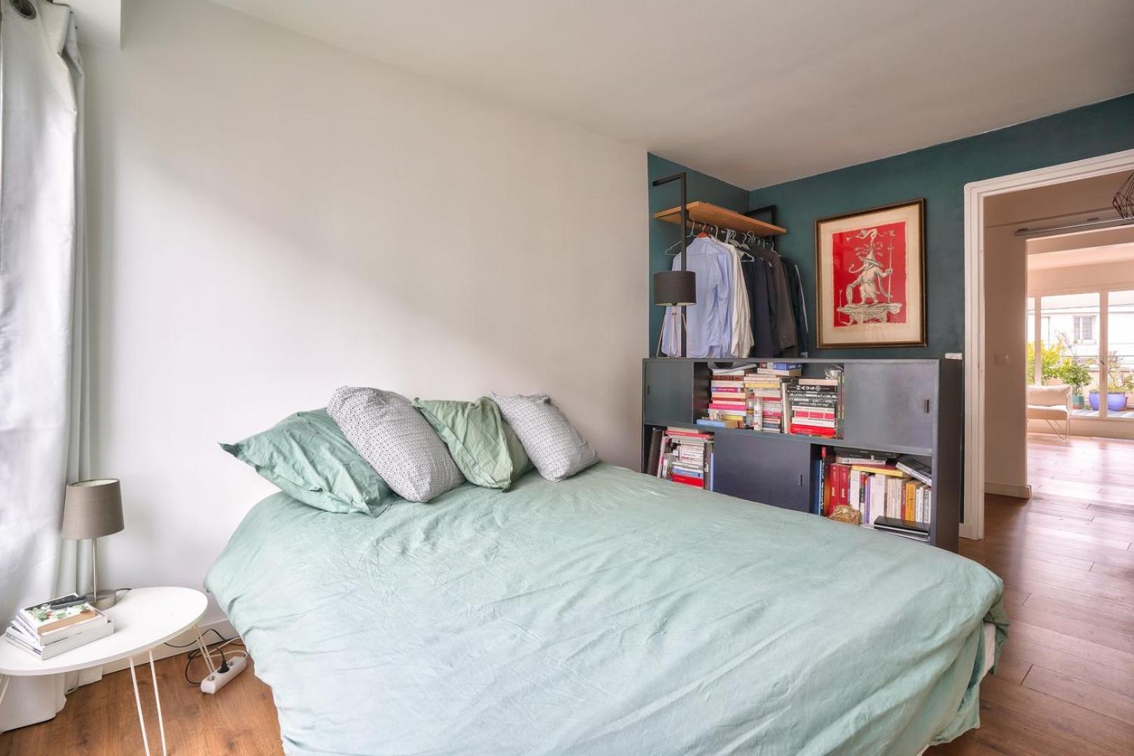 Guestready - Apt Confortable Avec Terrasse Au 18E Париж Екстериор снимка